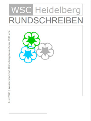 WSC Rundschreiben 06/03 WSC Rundschreiben 06/03